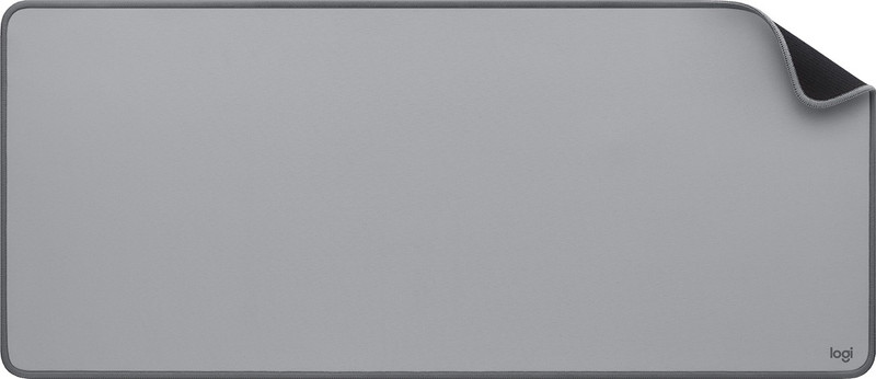 Logitech DESKMAT/DESKMATMIDGREY_VPN:956-00046 Non Slip Base Mousepad(Grey)