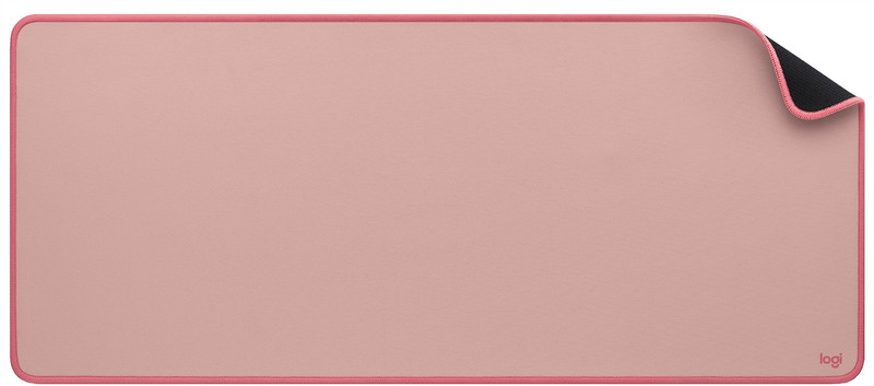Logitech Desk Mat Dark Rose Non Slip Base Mousepad(Pink)