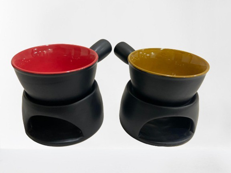 Your Local Store Ceramic Fondue Set(White)
