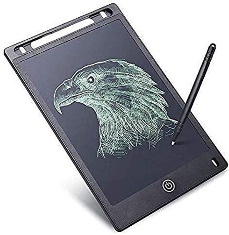 A1 SQUARE DIGITAL SLATE LCD Writing Board Slate Drawing Record Notes Digital Notepad with Pen Handwriting Pad Paperless Graphic Tablet for Kids at Home School, Writing Pads, Writing Tablet 8 x 5 inch Graphics Tablet Connectivity - Wireless(Multicolor)