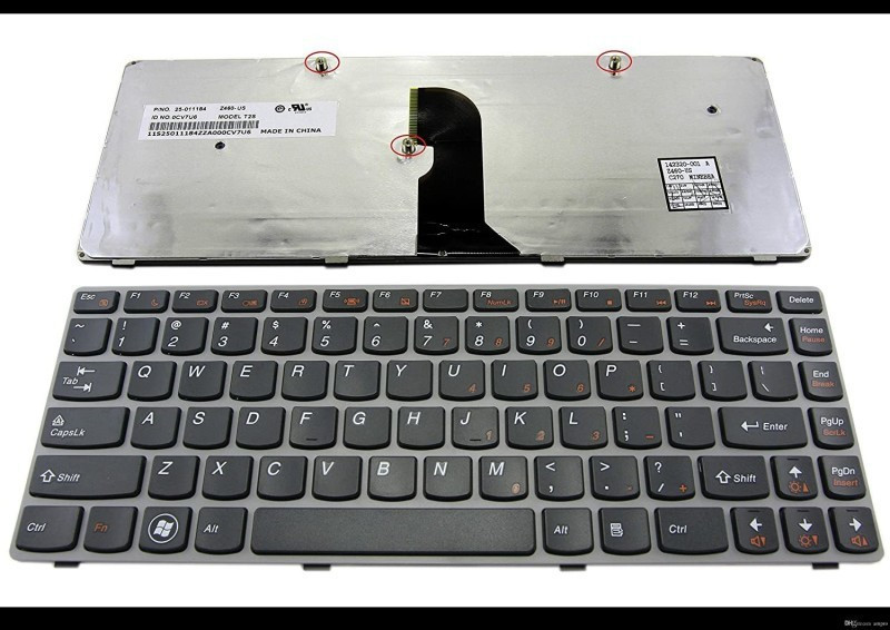 SellZone Laptop Keyboard For IBM Lenovo Ideapad Z460 Z460A Z465 P/N K031830A1. Laptop Keyboard Replacement Key