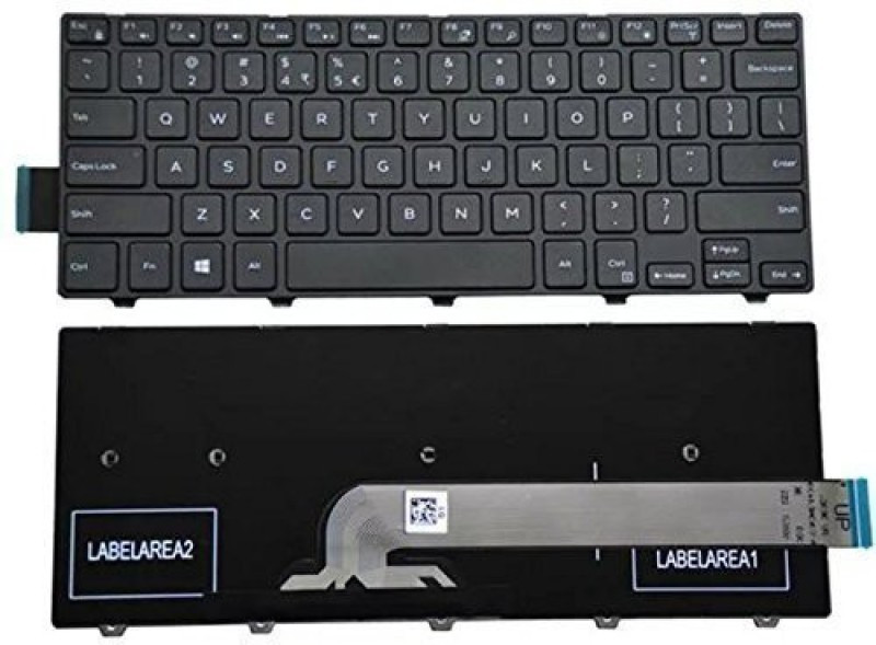 SellZone Laptop Keyboard For Dell Vostro 3446 Inspiron 14 3000 Series 3441 3442 3443 3445 3447 3449 3451 3458 3459 P/N 06XWMR Laptop Keyboard Replacement Key