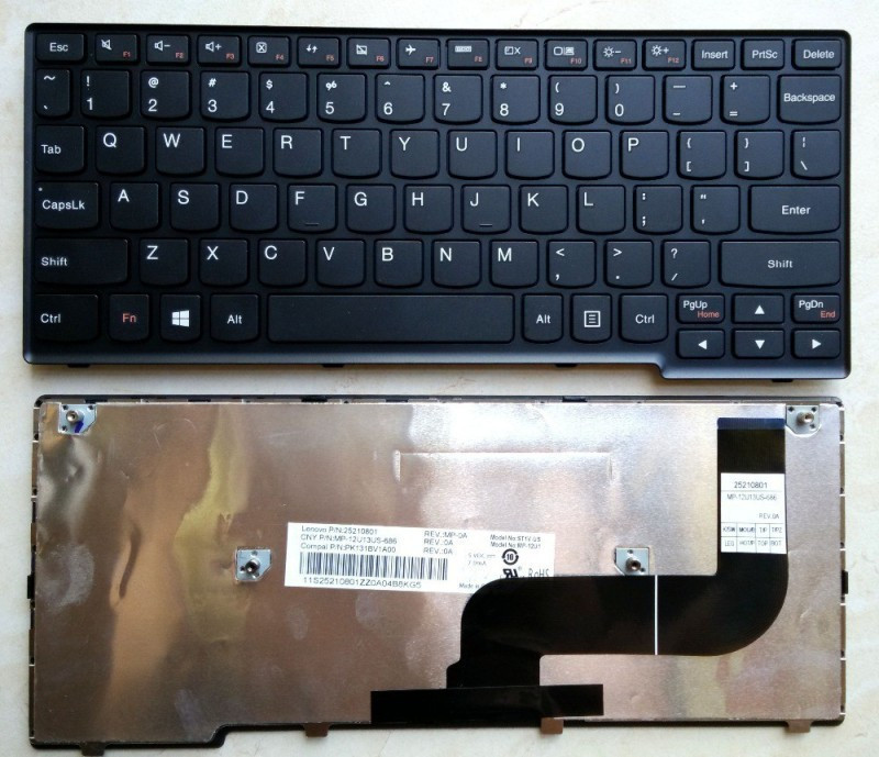SellZone Laptop Keyboard for Lenovo S210, S210T, S205, S215 Laptop Keyboard Replacement Key