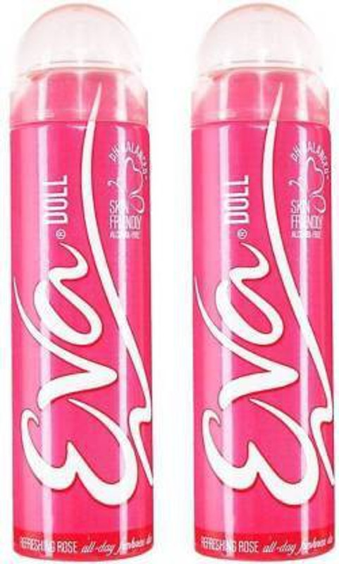 EVA DOLL Deodrant spray combo 125 ml*2 Body Spray - For Women(250 ml, Pack of 2)