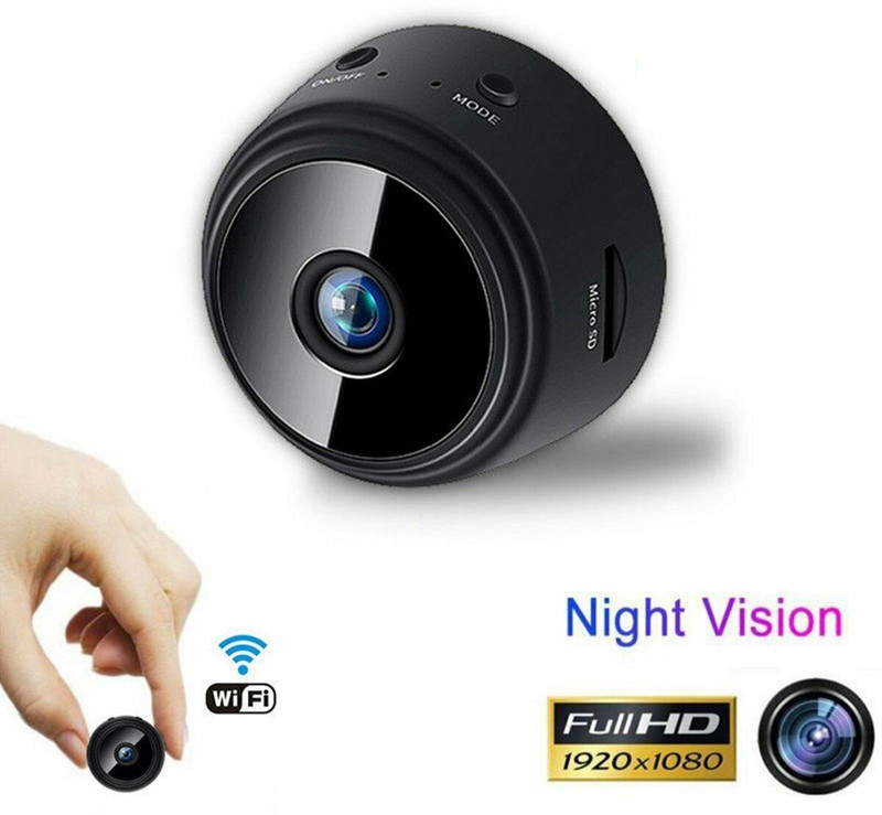 AVOIHS Mini Wifi Full HD Spy Hidden 1080P Full HD Wireless CCTV IP Camera For Home Spy Camera with Motion Detection Night Vision Outdoor Indoor for Home Office Room Car 64GB Support Security Camera(64 GB, 1 Channel)