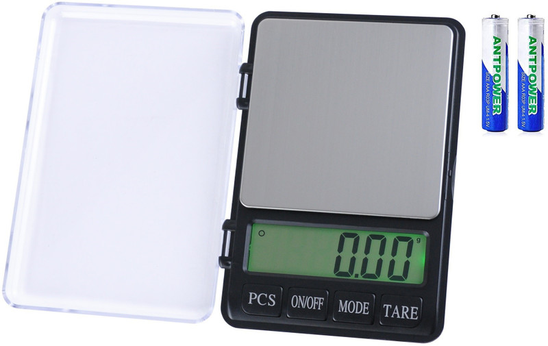 NIVAYO 500 Gram x 0.01 Gram High Precision Jewellery Weight Machine For Shop Home Weighing Scale(Black)