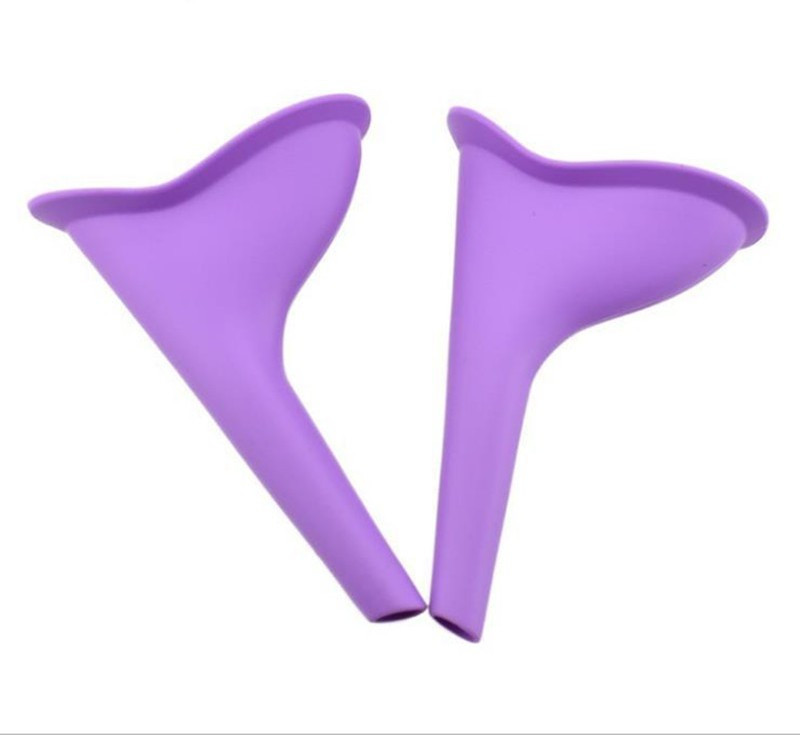 VOXXIL IIV®-132-OK-Portable Urinal Funnel Device For Women Reusable Female Urination Device Reusable Female Urination Device(Dense Purple, Pack of 2)