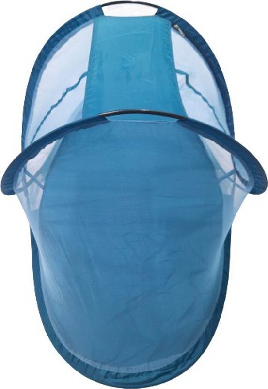 A One For 0 To 3 Year Baby Size109cm x 53cm x 48cm Popup Polyester Washable Kids Mosquito Net(Blue, Tent)