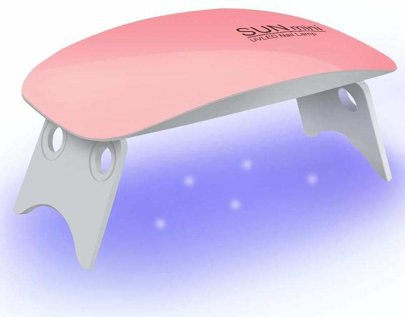 DEPISHA 18W Mini Led Nail Lamp,PDGROW Upgrade Uv Resin Light with 90S Timer Small Portable Nail Dryer for Resin Curing and Gel Nails Polish ?Pink? Nail Polish Dryer(UV Power 18 mW)