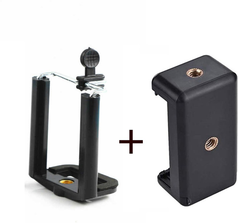 BUFONA New Arrival Hot selling expandable mobile phone hold camera stand with clip + Universal Mobile Clip Mount Adapter/Adjustable Clamp mobile clip|| Mobile clip stand|| Mount Adapter Mobile Phone, Smartphone’s, Selfie Stick & All Types of Tripods mobile holding clip Camera Holder|| Monopod Mount