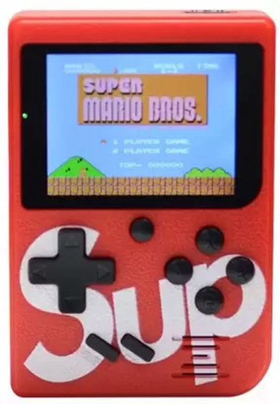 CHG Sup game box 400 in one handheld game for Children, Adults 1 GB with 400(Red)
