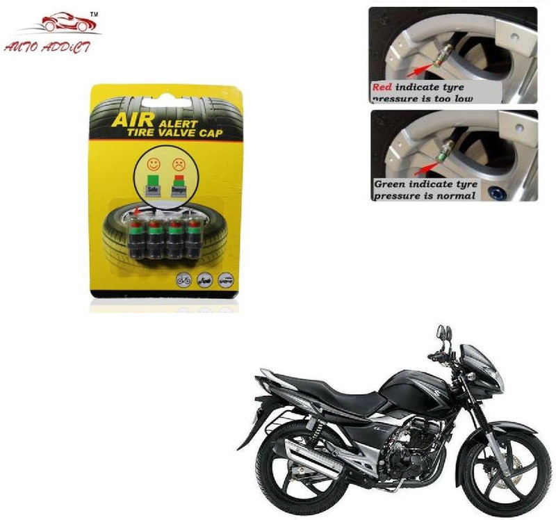 AuTO ADDiCT Iron Tyre Valve Cap for Bike(Cylinder)