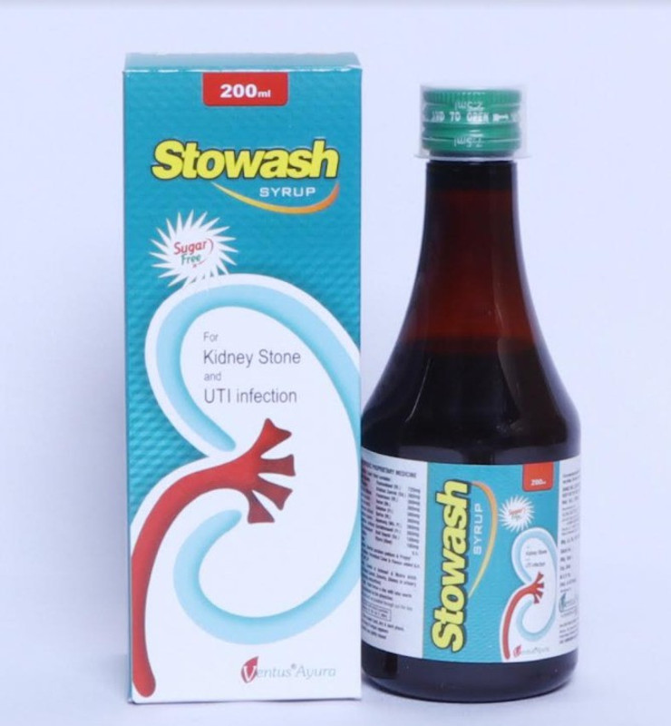 stowash Ayurvedic Syrup for kidney and Urinary Tract Infection - 200 ml(Pack of 2, 200 ml)