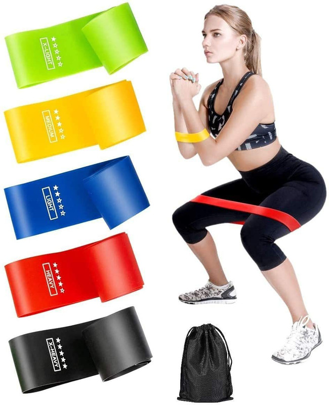 PARTH ENTERPRISE Exercise Bands for Home Fitness, Stretching, Strength Training, Pilates Yoga Resistance Tube(Multicolor)