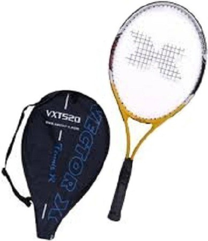 VECTOR X VXT 520 (25 inche) Strung Tennis Racquet (Pack Of 1) Black, Yellow Strung Tennis Racquet(Pack of: 1, 228 g)