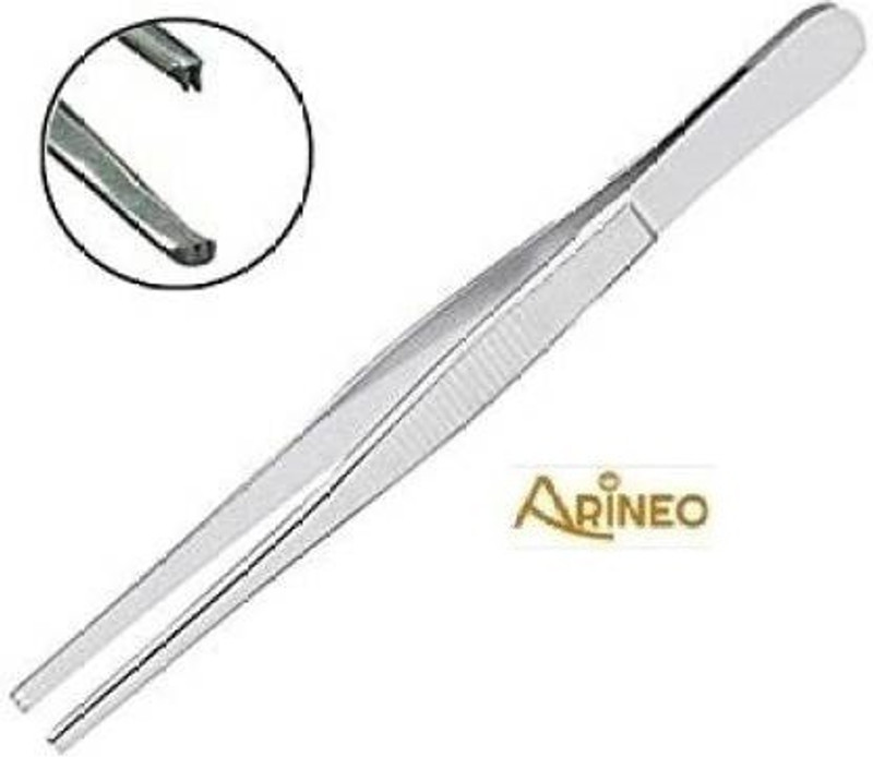 GOLDFINCH Dissecting tooth tissue forceps surgical instrument german steel 8 inch / 20 cm Tissue Forceps