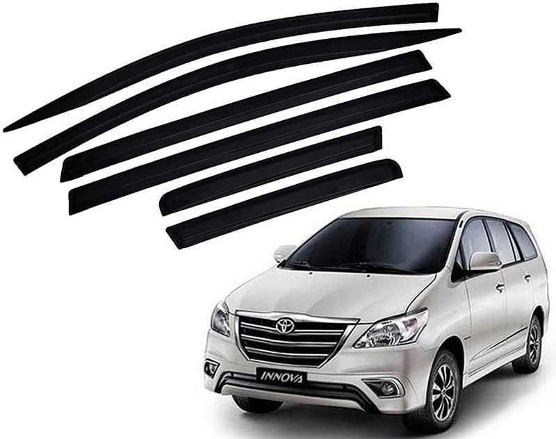 ASRAUTO For Front, Rear Wind Deflector(Tinted Toyota Innova)