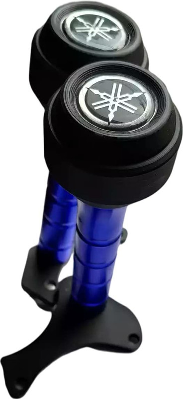 acube mart Heavy Duty CNC Frame Slider Crash Protection Guard for Yamaha R15 V4/ R15 M (BS6)- blue/black Bike Crash Guard(Yamaha)