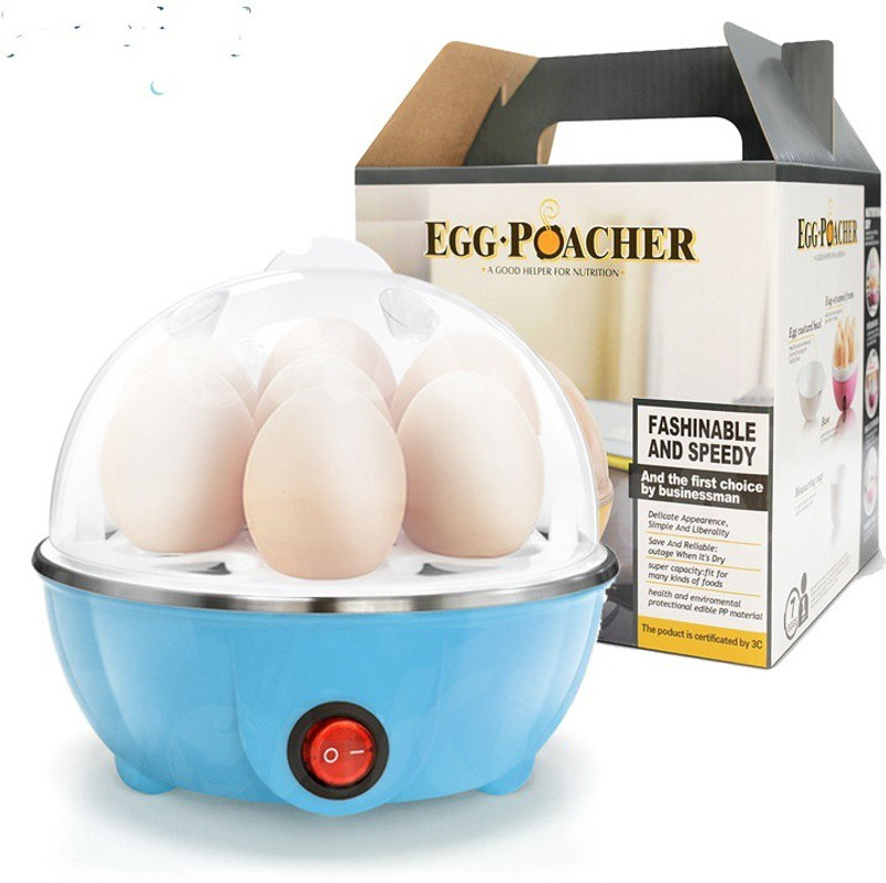 Sitrus Cheap Fast Quick Mini Boiled Egg Cooker Machine Smart Plastic Electric Egg Steamer Boiler Rapid Electric Egg Cooker Boiler 7 egg boil multicolor Egg Cooker(7 Eggs)