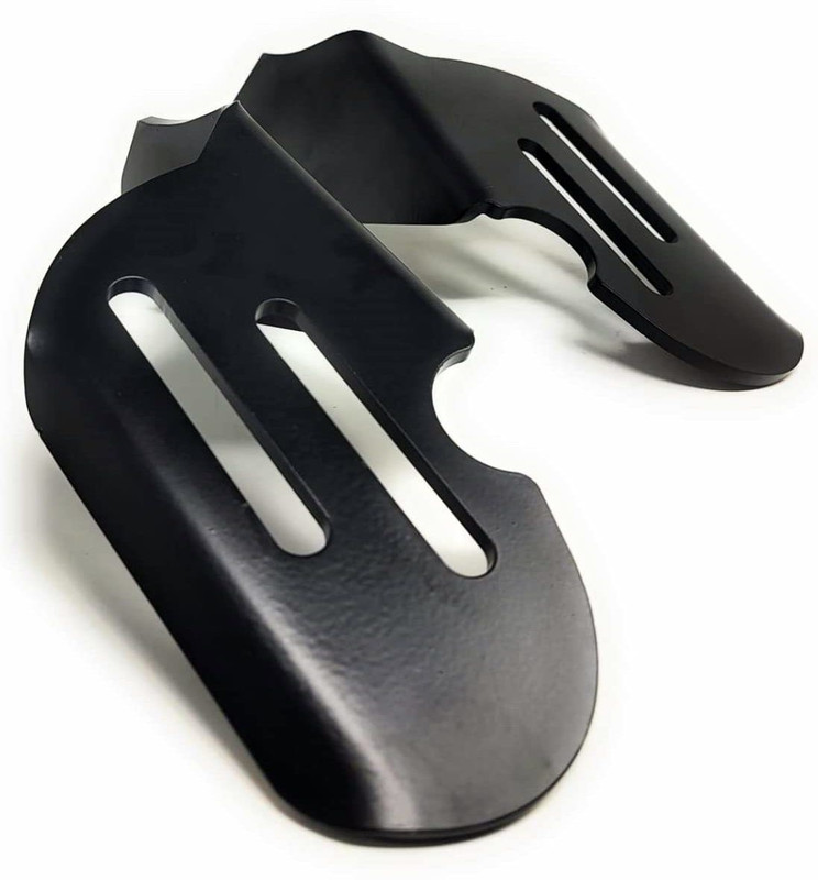 OBEROI'S TRADERS Black Pillion Left, Right Foot Rest Mount, Rear Foot Rest for JAWA Classic 300, JAWA 42,Perak Foot Rest(Black)