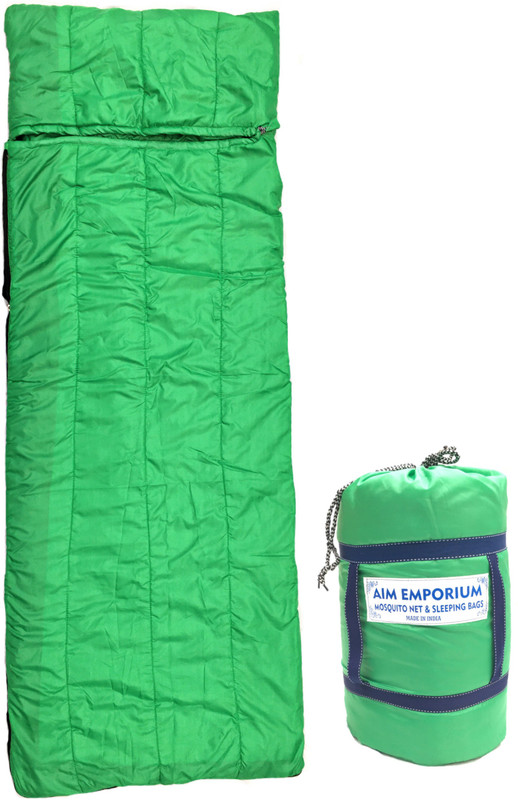 Aim Emporium Hiking, Traveling & Camping Inner Warmed Rectangular Temp upto 10 Degree Sleeping Bag