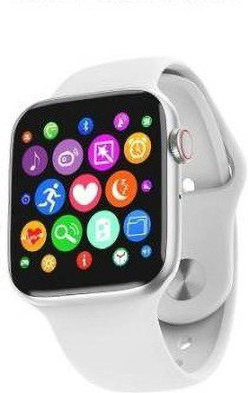 NKL Waterproof Full Screen 550+Smartwatch(White Strap, Size : FREE)