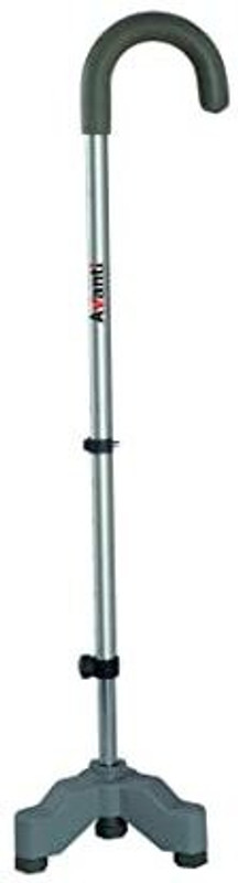 VISSCO L Shape Quadripod Walking Stick Walking Stick