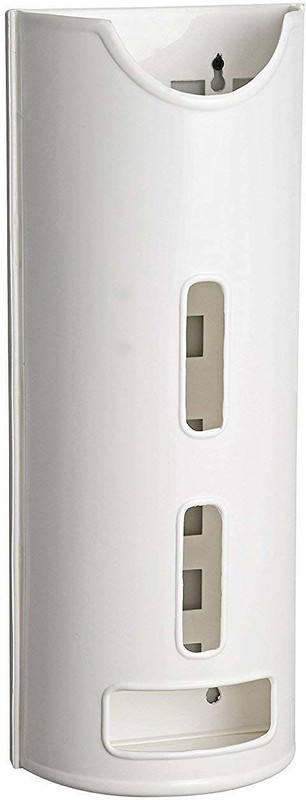 easy reoot Plastic Bag Dispenser for Kitchen, White Polypropylene Bag Dispenser Paper Dispenser