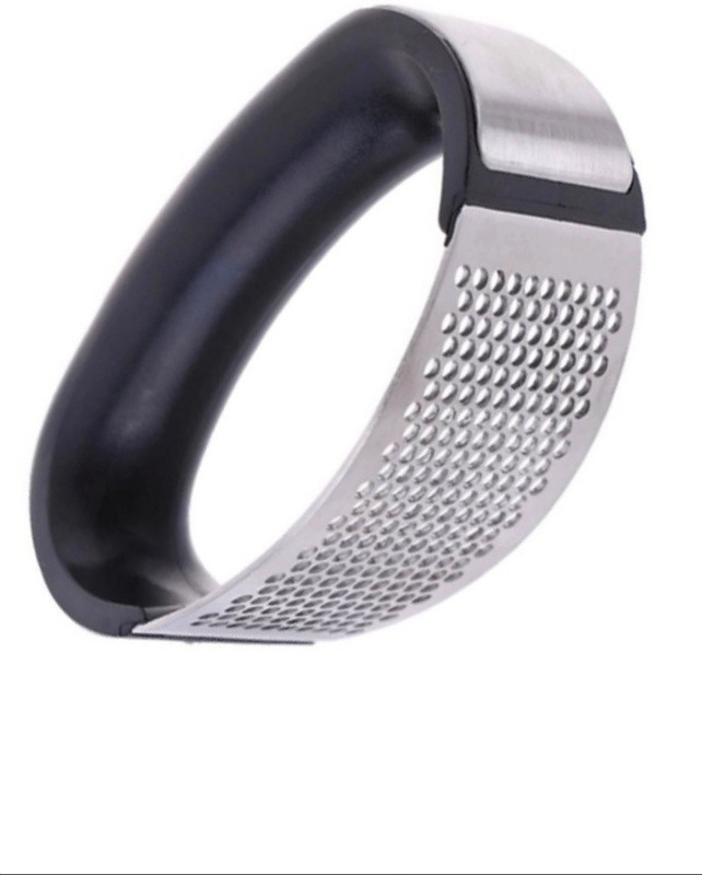 TEDRED kitchen garlic press crusher Garlic Press(Black, Silver)