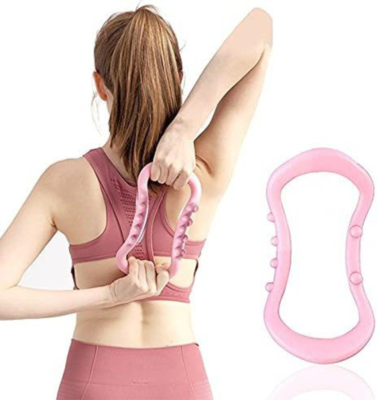 MUNSHINE Yoga Circle/Pilates Ring For for Stretches and Strengthen Pilates Ring(Multicolor)