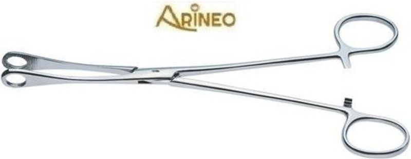 ARINEO Sponge Holding Forceps/Sponge Holder Forceps 10" Stainless Steel Sponge Forceps