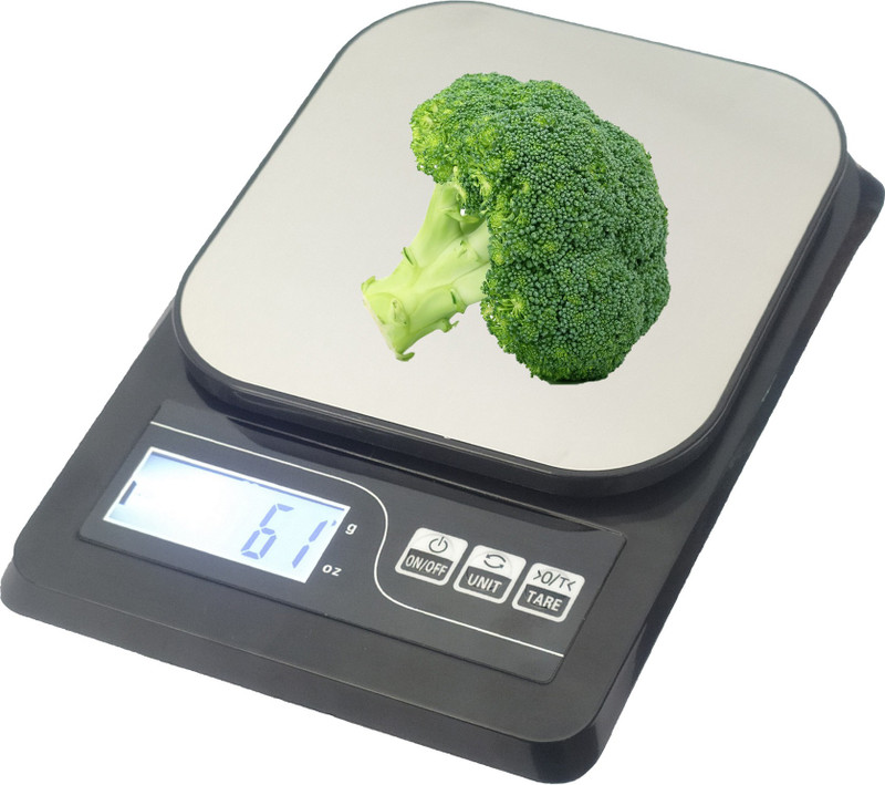 Glancing Digital Kitchen Food Scale with High Accuracy 0.1g/10 kg,Small Multifunctional Weight Scale with Back-lit LCD Display & Tare Function, 2 Measurement Units,Used for Weight Loss, Baking, Cooking Weighing Scale(Black)