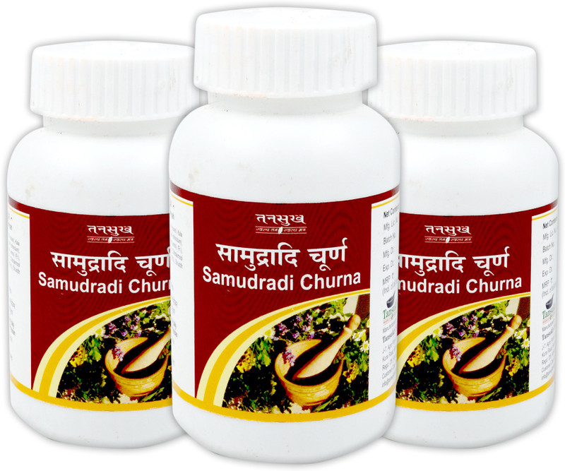 Tansukh Samudradi Churna, Samudradi Powder | For Gastric Problems | (60gm X 3)(Pack of 3, 180 g)