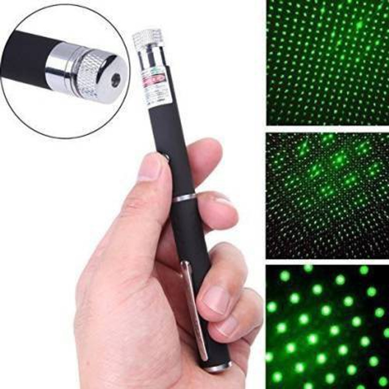 wonder digital Green Laser Disco Presentation Pointer Pen with Adjustable Cap(532 nm, multicolor)