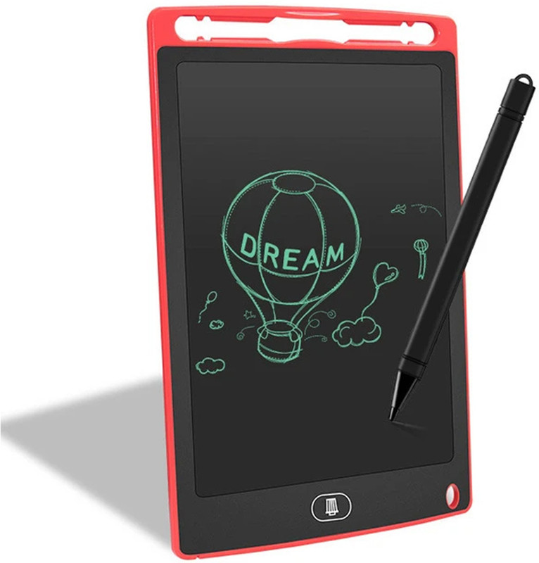 ADI Traderss Educational 8.5 Inches LCD Writing Tablet (Color May Vary) 3 Years+, L 20 x B 10 x H 4 cm, Develops motor skills, Erase button make it easy to use, Eco-friendly tablet with no radiation(Multicolor)