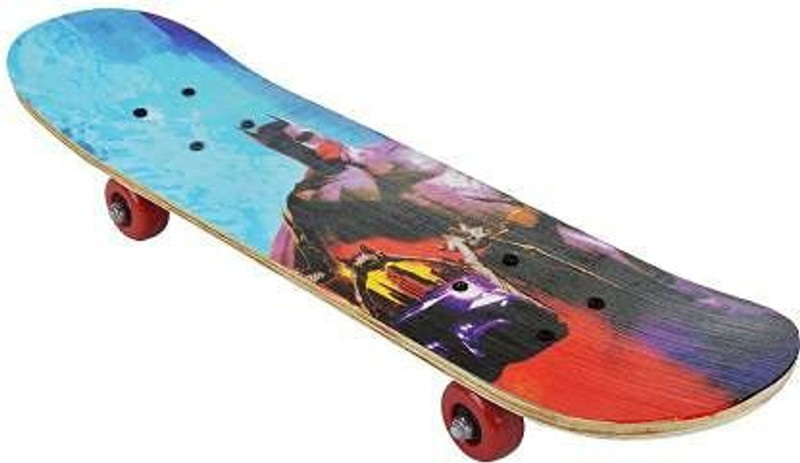 Yasamazing Kids adults big strong outdoor playing skating board skateboard (7 to 20+ years) 5.44 inch x 23.44 inch Skateboard(Multicolor, Pack of 1)