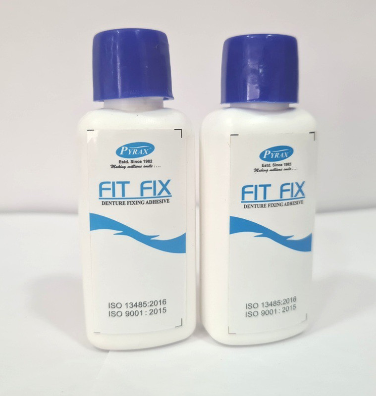 pyrax Dental Fit Fix Denture Fixing Adhesive,10g 2PC Dental Elevator
