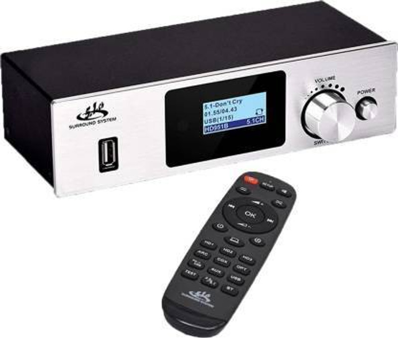 microware HDMI 5.1CH Audio Decoder, Bluetooth 5.0 Receiver DAC DTS AC3 FLAC APE 4K * 2K HDMI to HDMI Extractor SPDIF ARC Converter Media Streaming Device(Silver)