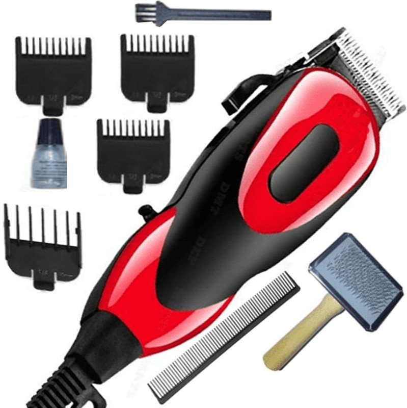 KOSK New corded Professional grooming kits hair cutting tools for pet dogs, cats Black, Red Pet Hair Trimmer