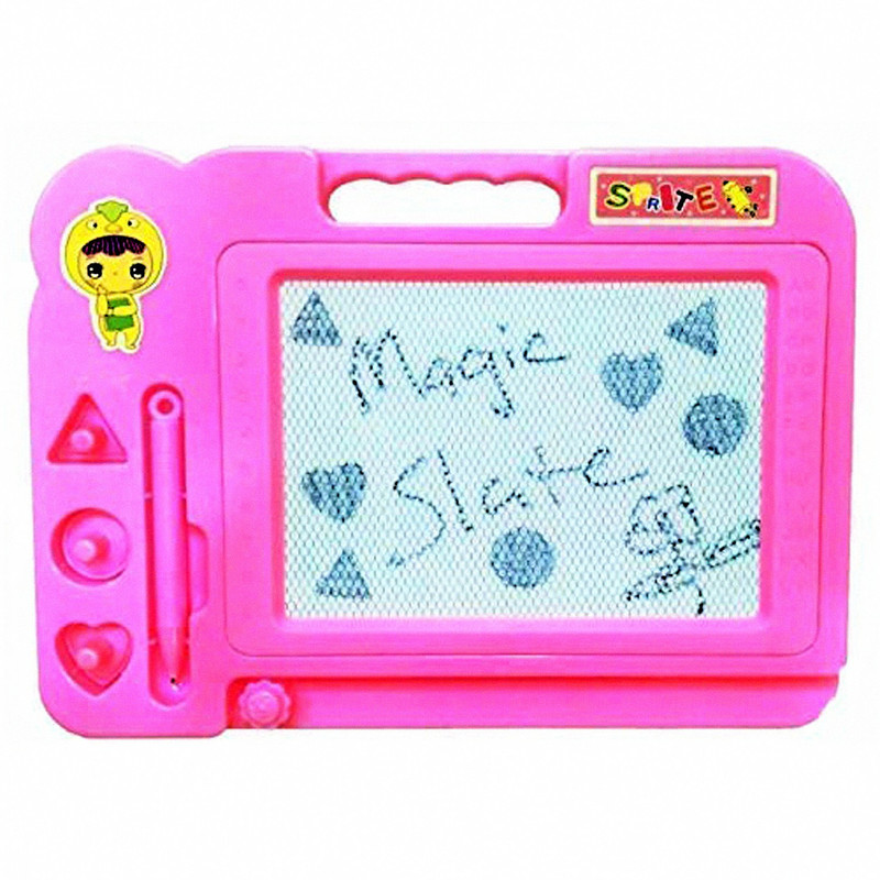 HK Toys Magic Slate for Kids Pen Doodle pad erasable Drawing Easy Reading Writing(Multicolor)
