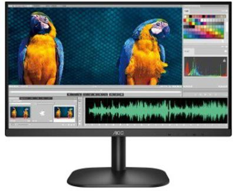 AOC 60.45 cm (24 Inch) Full HD VA Panel Monitor (24B2XHM 23.8 inch Ultra Slim Monitor with Full HD)(Response Time: 6 ms, 75 Hz Refresh Rate)