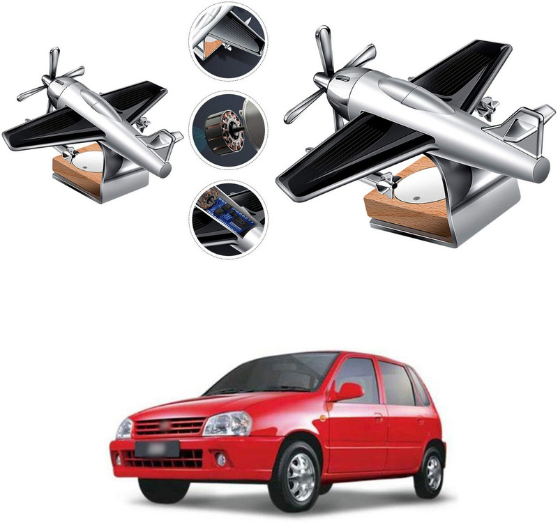 XZRTZ stylish Aeroplane Working on Solar Power with 360 Degree Rotation for Car Dashboard Air Freshener Perfume Car Interior Home/Office Organic Fragrance Accessories Decoration A177 Air Purifier(Pack of 1)