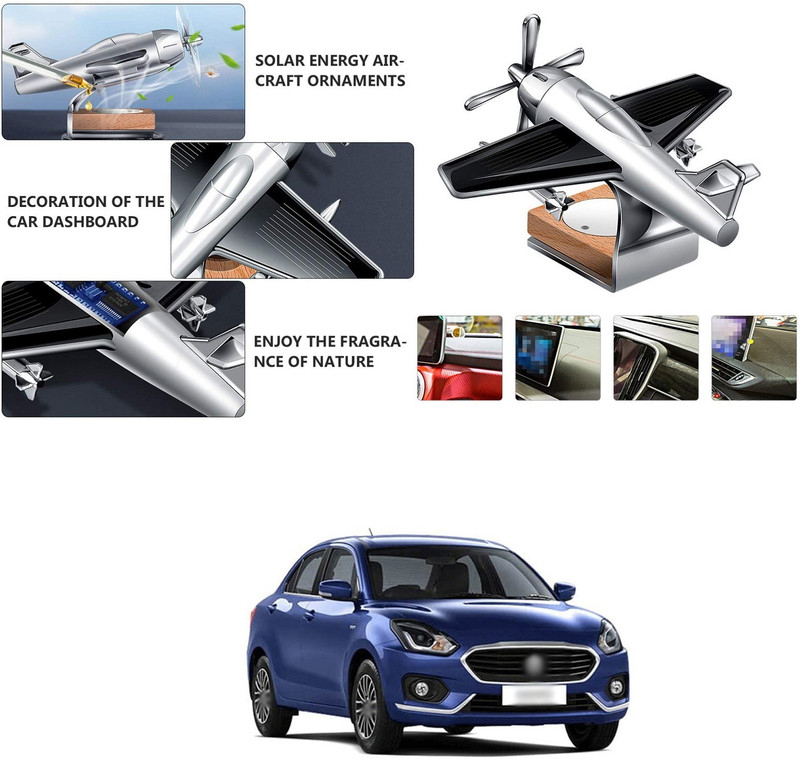 PECUNIA Room Solar Energy Rotating Car Perfume Humidifier