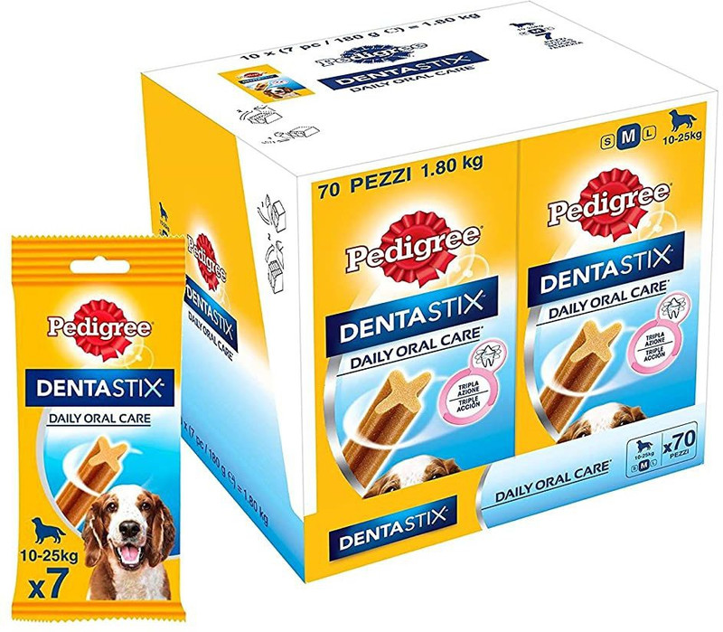 PEDIGREE Dentastix Small Breed (5-10 kg) Oral Care Dog Treat (Chew Sticks) 10 Packs (10 x 110g) Dog Treat(1100 g, Pack of 10)
