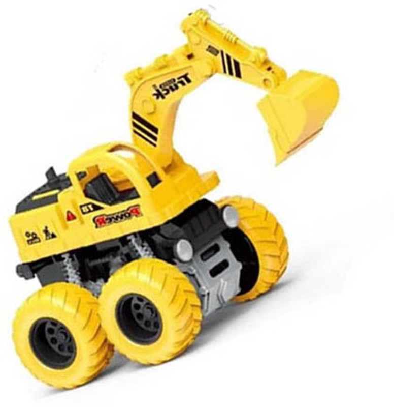 Toyvala Friction Powered Bucket Excavator Unbreakable Deformation Impact Engineering Automobile Construction Vehicles/Car Toys for Children/Kids(Multicolor, Pack of: 1)