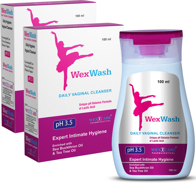 wexcare Daily Intimate Wash For Women With Tea Tree Oil, Liquid Wash Prevents Dryness, Itchiness And Irritation, Balances PH, Paraben Free, 200 ml Intimate Wash(200 ml, Pack of 2)