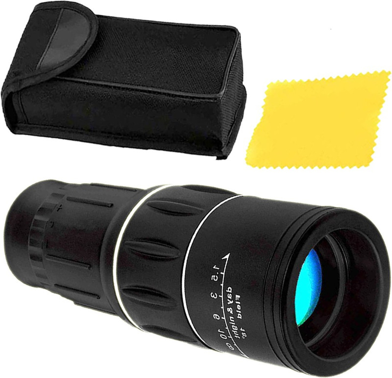 binoa High Powered Dual Focus Day & Night 16x52 HD Vision Optical Monocular Binoculars(57 mm , Multicolor)