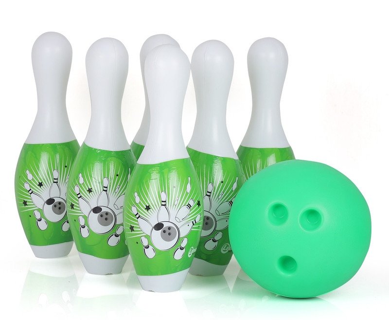 cktech 6 pins 1 Ball Bowling Game Set for Kids Toy Sports Bowling Set Bowling green Bowling Ball Sports Bowling Set