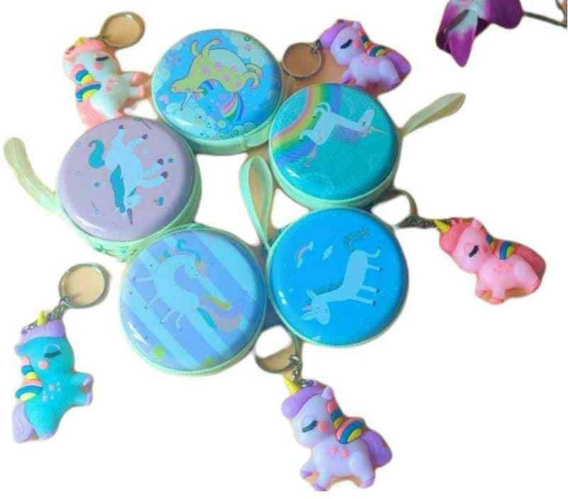 AMANVANI Unicorn Coin Purse for Girls Coin Purse(Pack of 5)