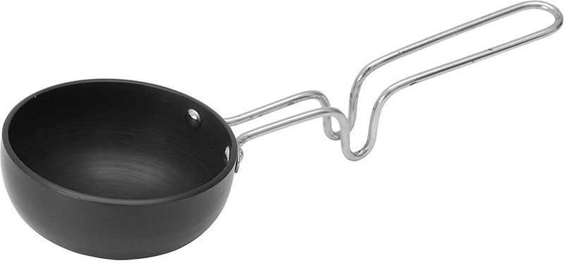 MILTON Pro Cook Hard Anodized Tadka Pan, 12 cm, Dark Grey Tadka Pan 12.1 cm diameter 0 L capacity(Aluminium)